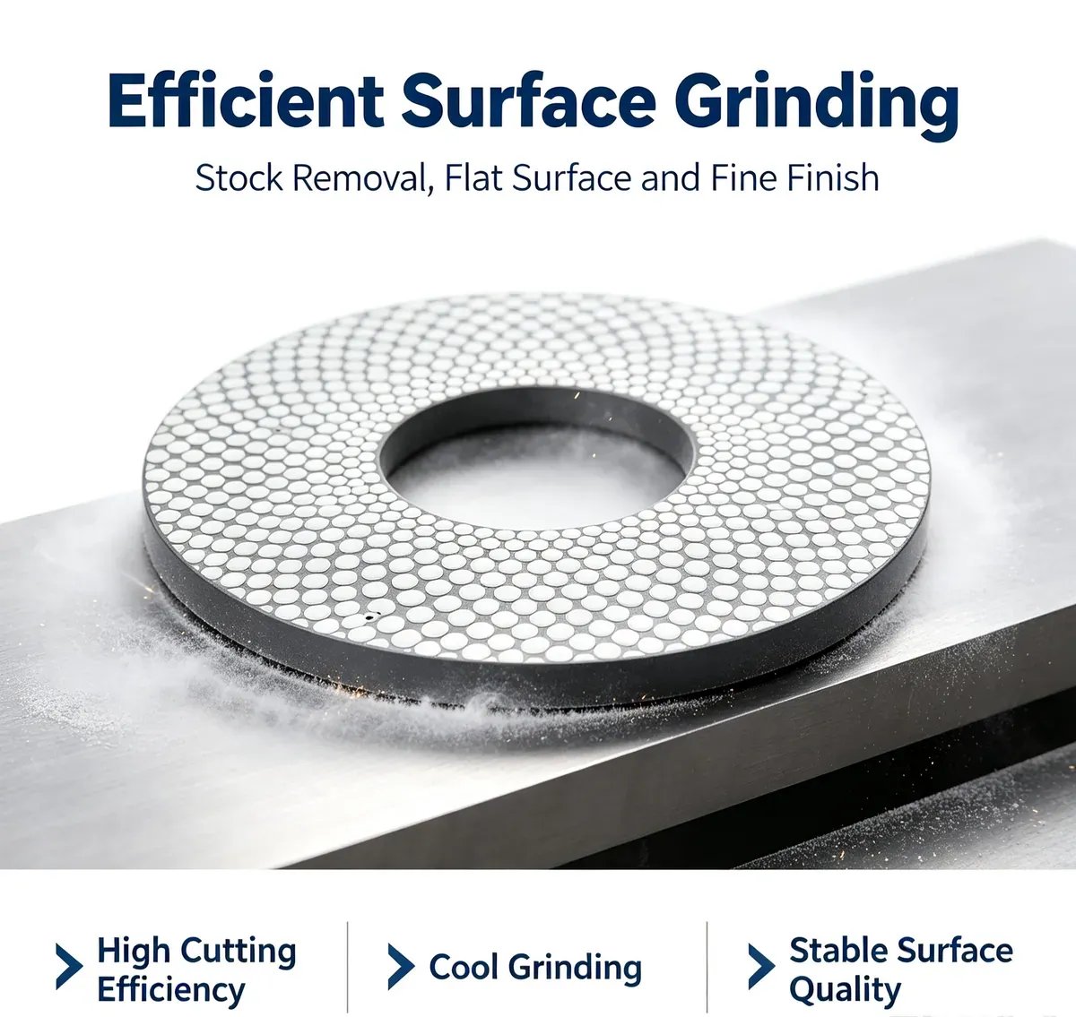 Ceramic Bonded Diamond CBN Grinding Disc for Deburring and Gem Cutting - view 6